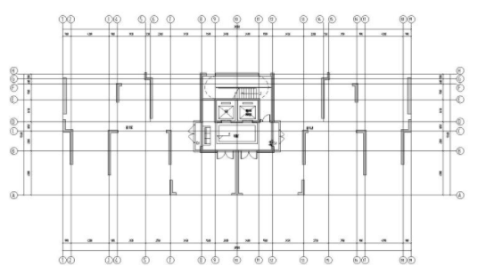 新古典風(fēng)格戶型1梯2戶210㎡戶型圖設(shè)計(jì)