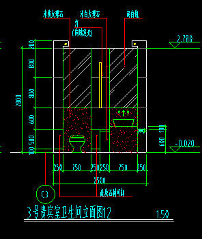 [上海]鐵路主站高級(jí)現(xiàn)代風(fēng)格貴賓室室內(nèi)裝修施工圖