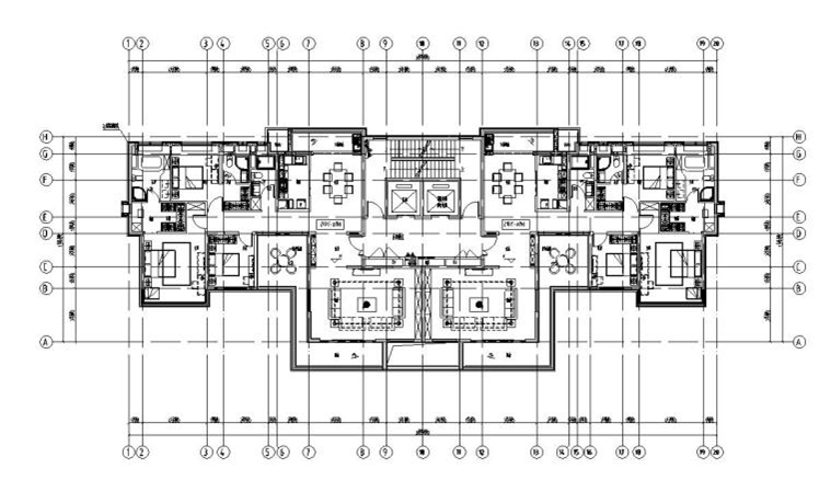 現(xiàn)代風(fēng)格戶型210㎡戶型圖設(shè)計