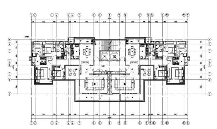 現(xiàn)代風(fēng)格戶型210㎡戶型圖設(shè)計