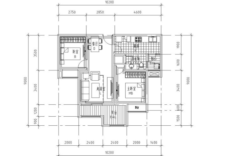 高層標準化戶型設計