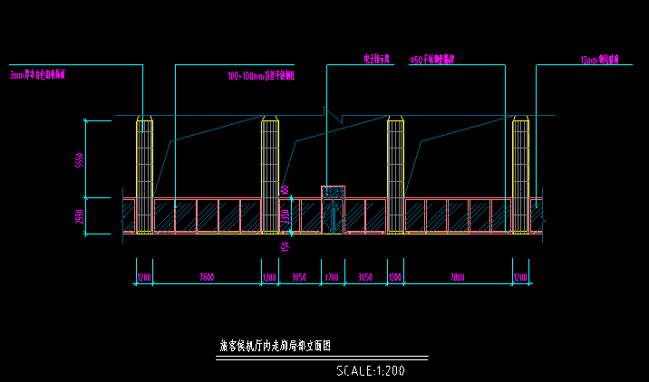 [義烏]現(xiàn)代民航機(jī)場(chǎng)擴(kuò)建室內(nèi)裝修圖（含實(shí)景效果）