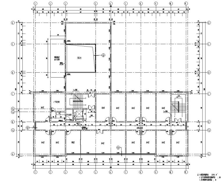 地下1地上6層派出所辦公樓建筑施工圖