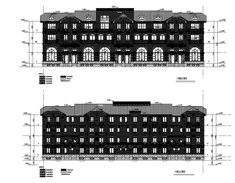 联排建筑住宅楼设计图