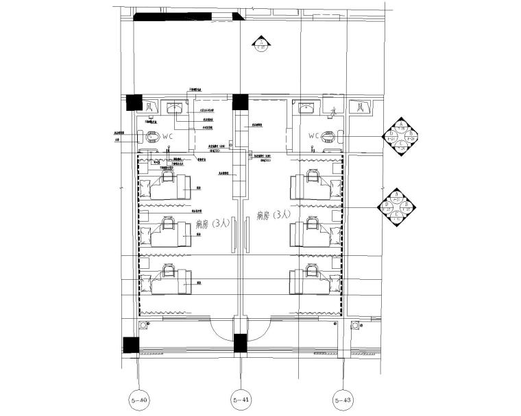 [贵州]医院新院区建设项目装修施工图 