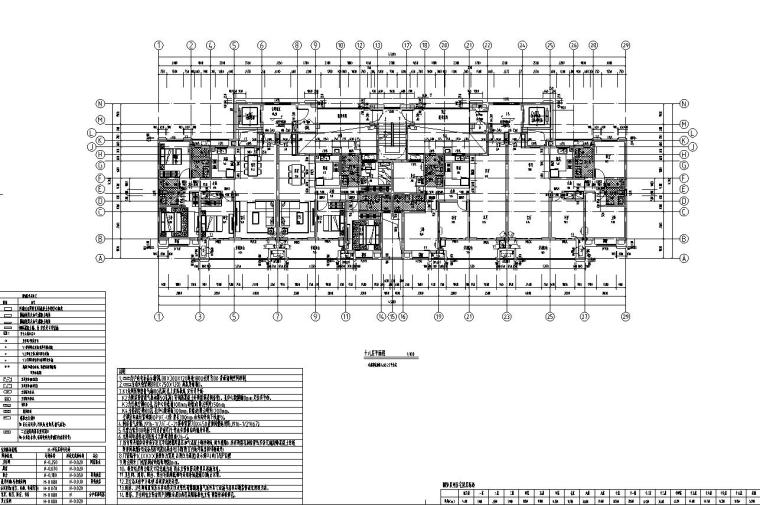 18层新中式风1梯4户124+108㎡住宅户型图