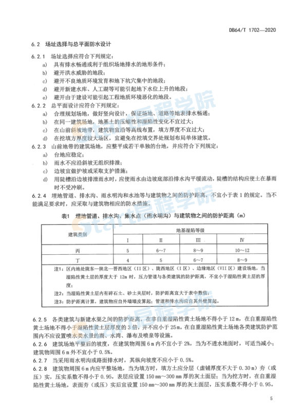 DB64_1702-2020_濕陷性黃土地區(qū)低矮居住建筑地基處理技術(shù)規(guī)程