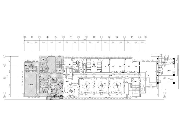 [廣州]醫(yī)院整治工程1000㎡日間手術(shù)室施工圖 