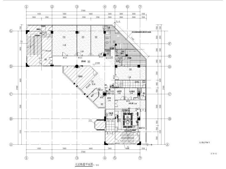 医院病房楼改造施工图CAD