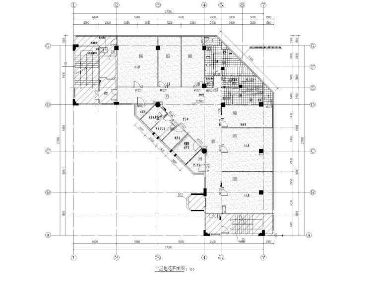 医院病房楼改造施工图CAD