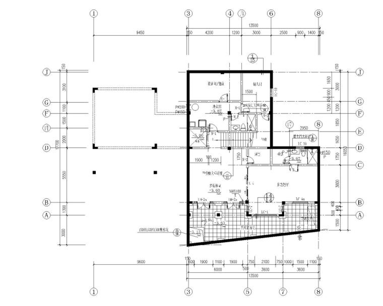 獨(dú)棟別墅建筑施工圖