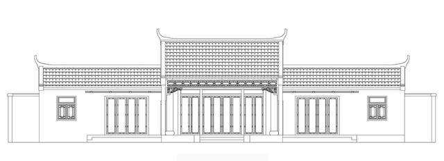 徽派四合院建筑設(shè)計施工圖