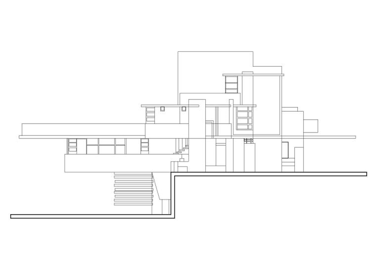 流水別墅建筑施工圖