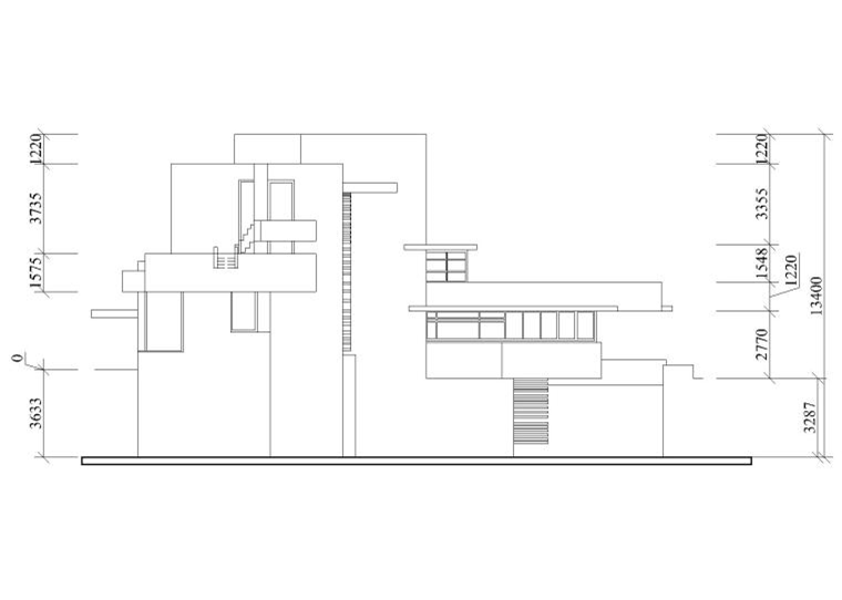 流水別墅建筑施工圖