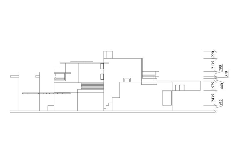 流水別墅建筑施工圖