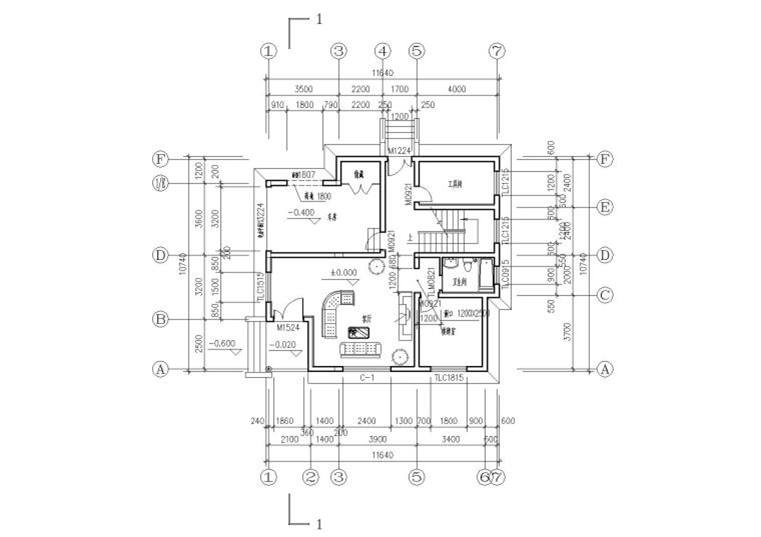 三层新农村住宅小别墅建筑施工图