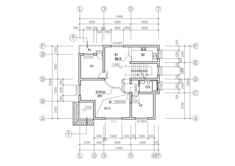 三层新农村住宅小别墅建筑施工图