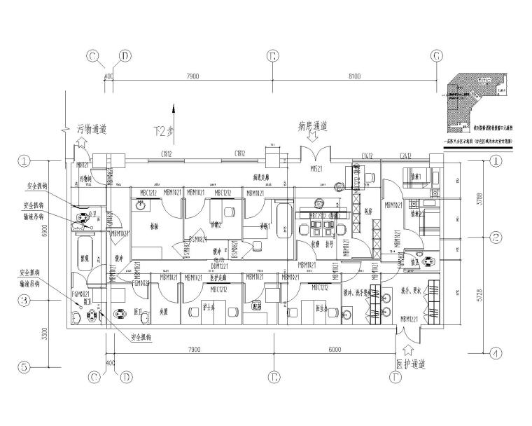 [重慶]特殊科室裝修施工圖