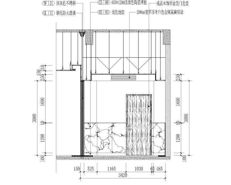 [重慶]縣人民醫(yī)院體檢中心室內(nèi)裝修施工圖