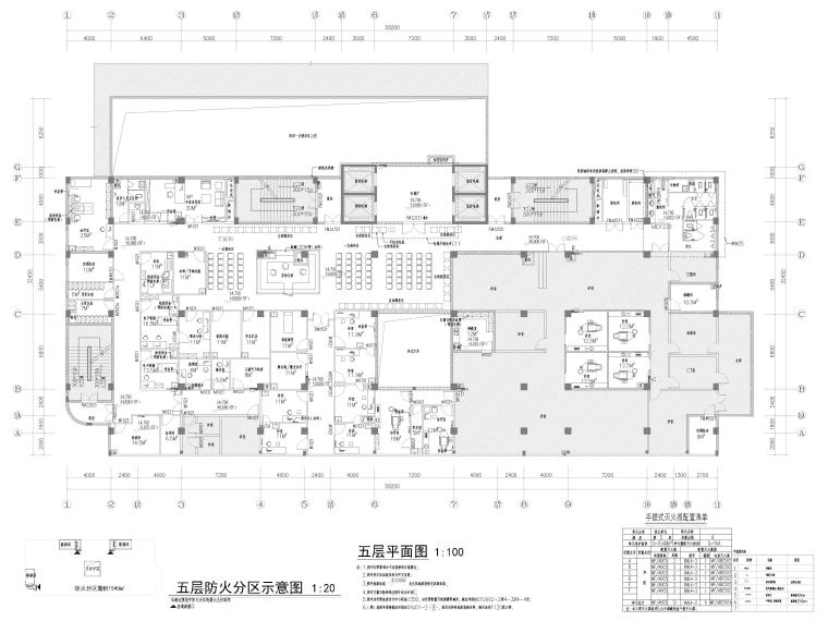 [福建]福建省立醫(yī)院門診樓1~7層裝修施工圖