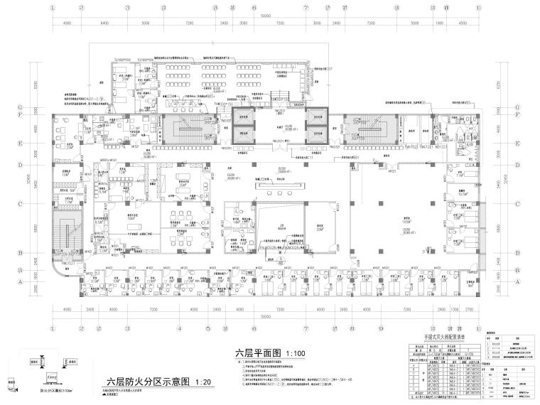 [福建]福建省立醫(yī)院門診樓1~7層裝修施工圖