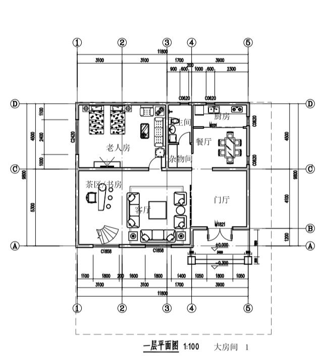 三层单家带露台别墅建筑设计图