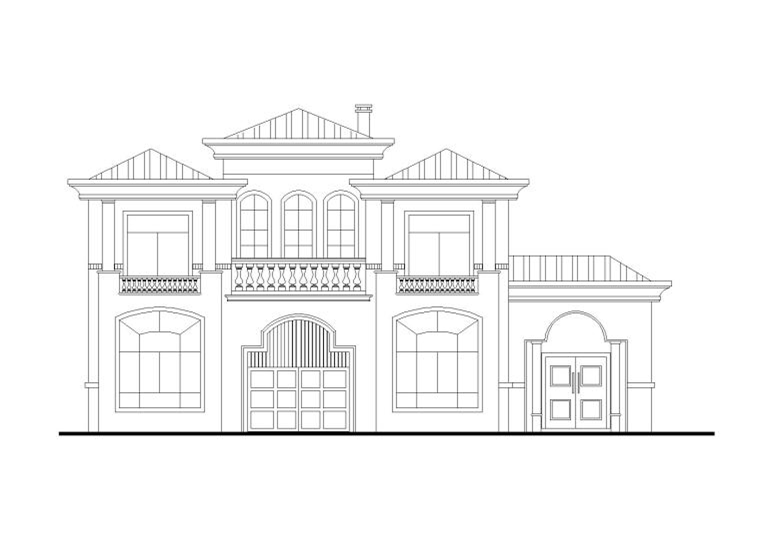 30套二層別墅建筑施工圖（CAD）