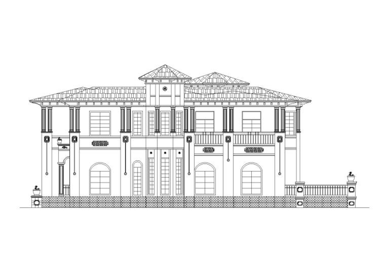 30套二層別墅建筑施工圖（CAD）