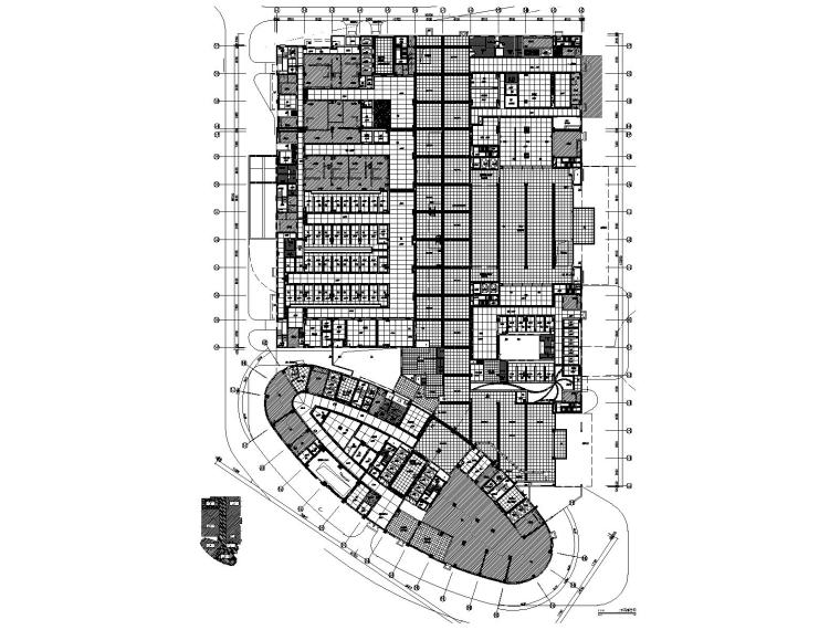 天津醫(yī)院室內(nèi)裝修全套CAD施工圖+機電