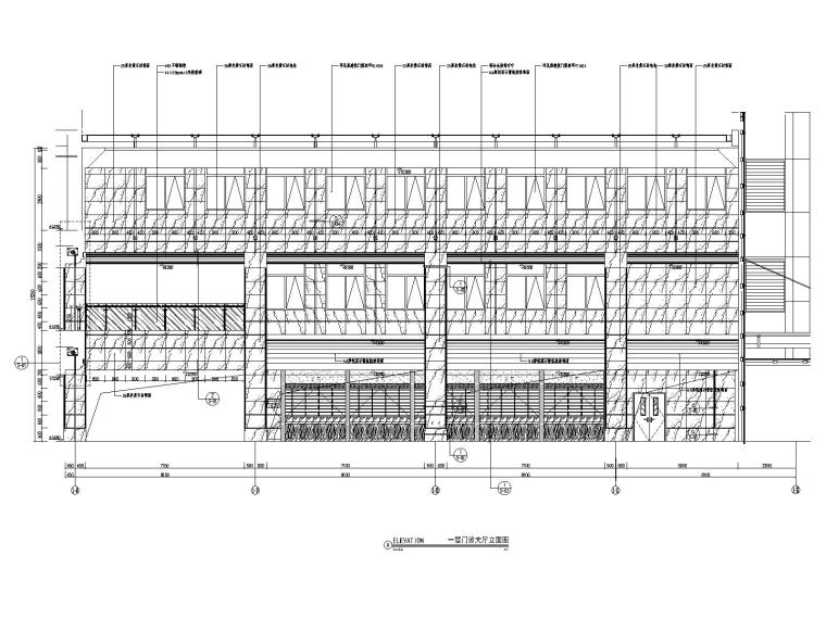 天津醫(yī)院室內(nèi)裝修全套CAD施工圖+機電