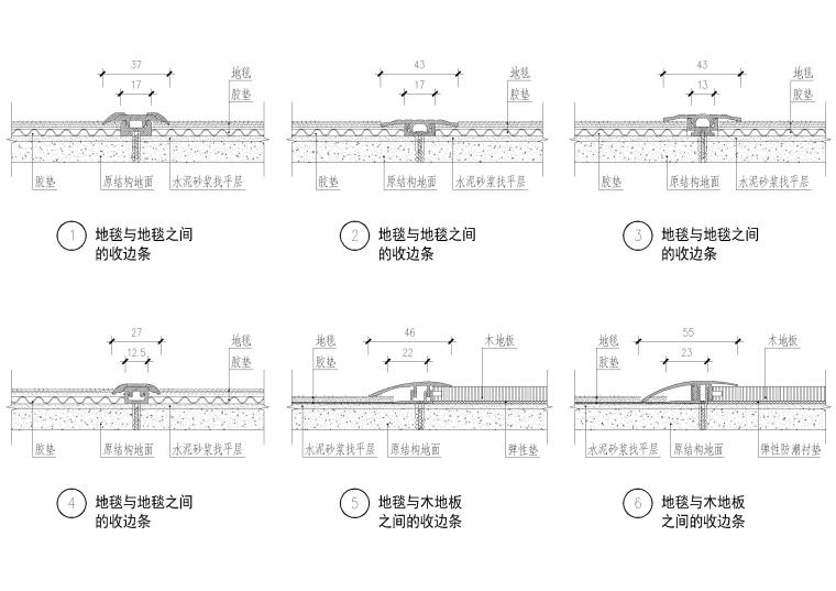 设计院标准图集 -收边条节点