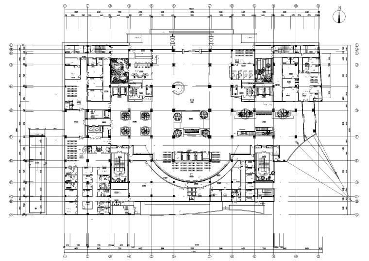 上海七层某大型综合医院​室内施工图+实景