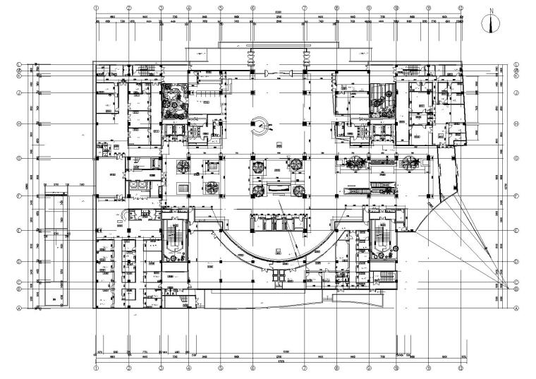 上海七层某大型综合医院​室内施工图+实景