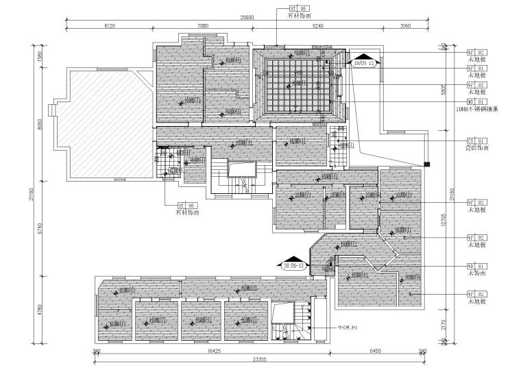 上海皮肤病医院室内装饰设计施工图+效果图