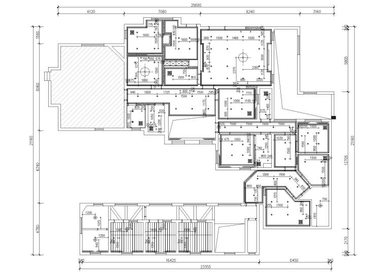 上海皮肤病医院室内装饰设计施工图+效果图