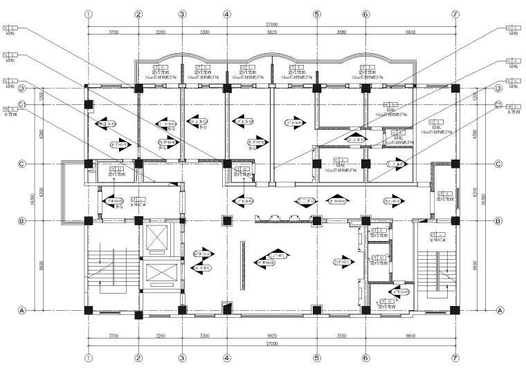 某现代整形医院室内设计施工图+效果图