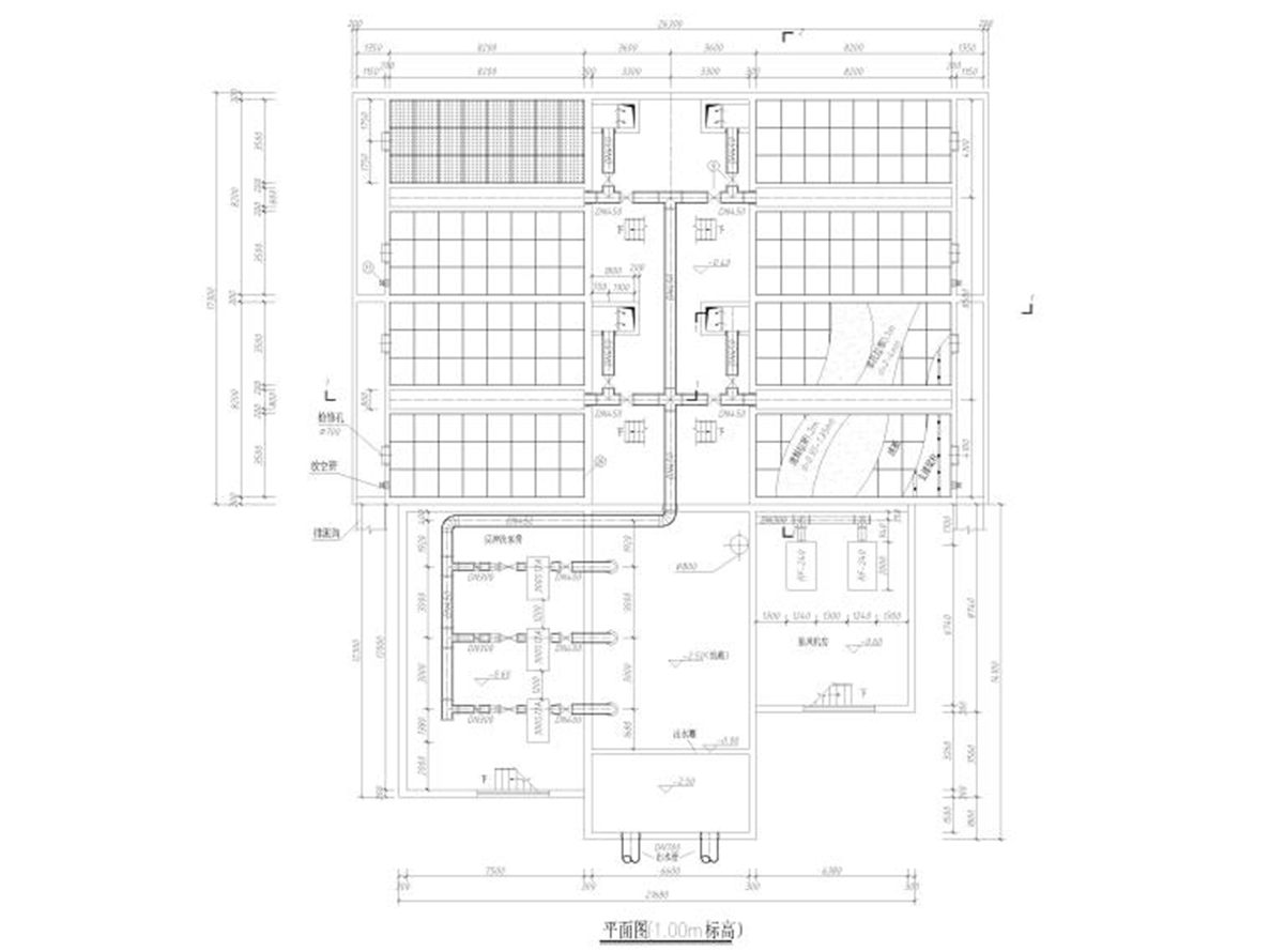 5萬噸凈水廠給排水工藝全套圖紙