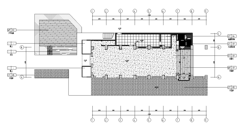 某現(xiàn)代主題花園餐廳CAD施工圖