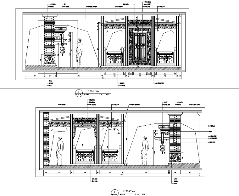 [山西]太原小龍坎連鎖火鍋店全套施工圖