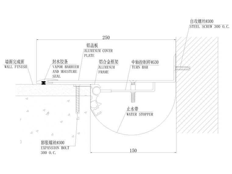 地坪,天花,內(nèi)墻,外墻,屋頂變形縫節(jié)點(diǎn)詳圖