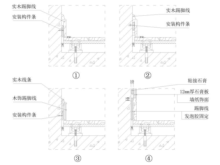 130個(gè)室內(nèi)通用節(jié)點(diǎn)（地面,墻面,天花等）