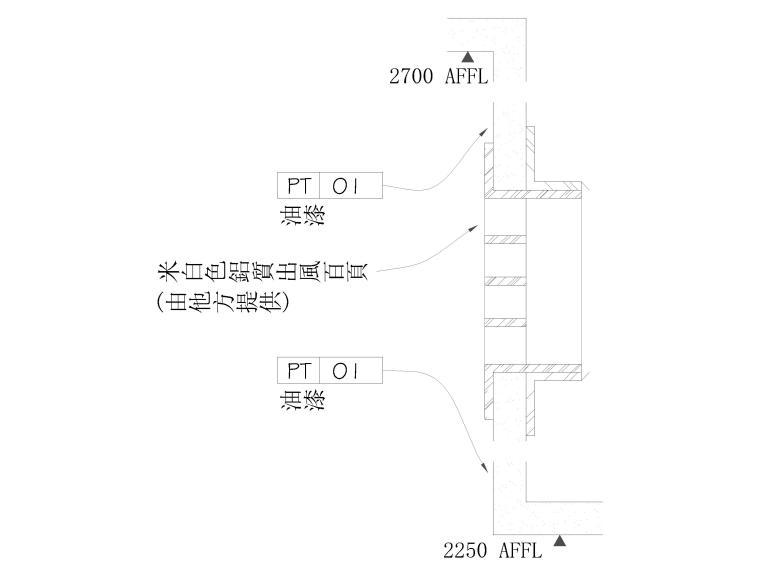 楼梯栏杆，空调送风节点大样详图