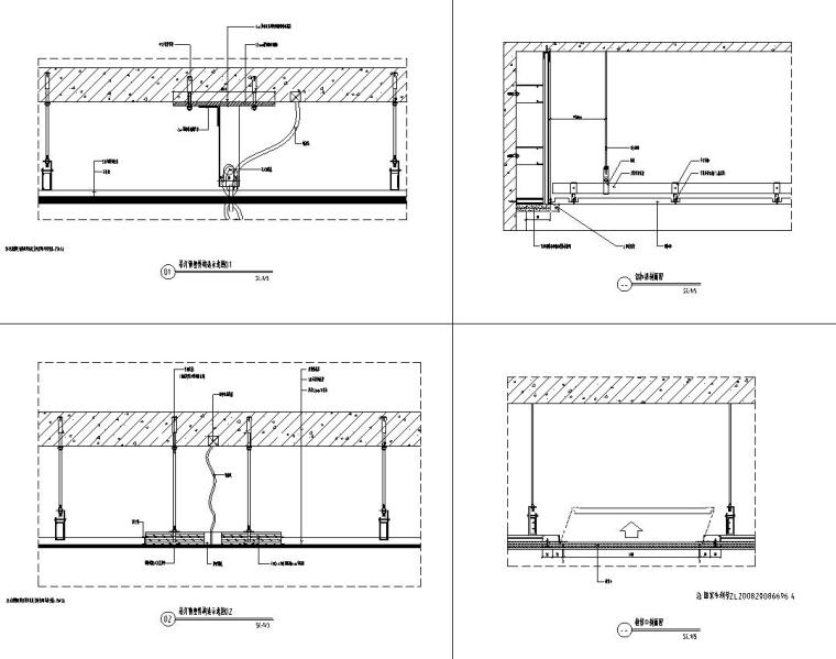 天花通用節(jié)點(diǎn)大樣詳圖設(shè)計(jì)