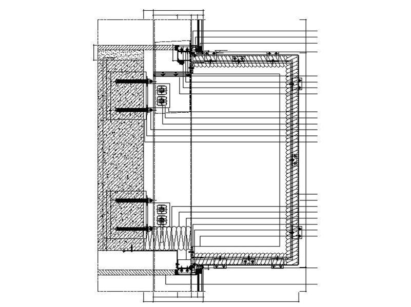 鋁單板幕墻節(jié)點(diǎn)圖