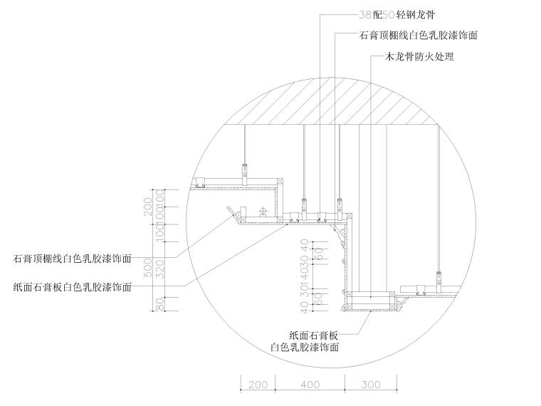 天花節(jié)點(diǎn)詳圖（中式，西式,，金屬等）