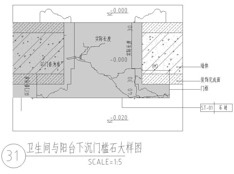 室內(nèi)地面材料剖面詳圖設(shè)計