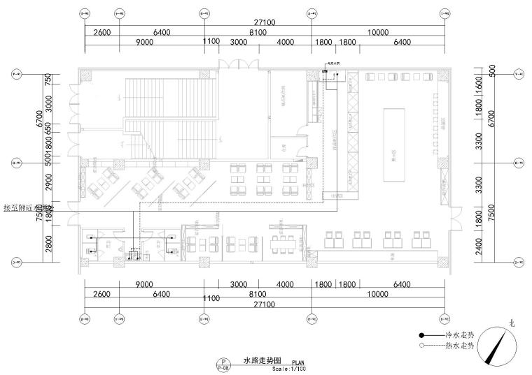 ALL DAY工業(yè)風咖啡面包坊施工圖+效果圖