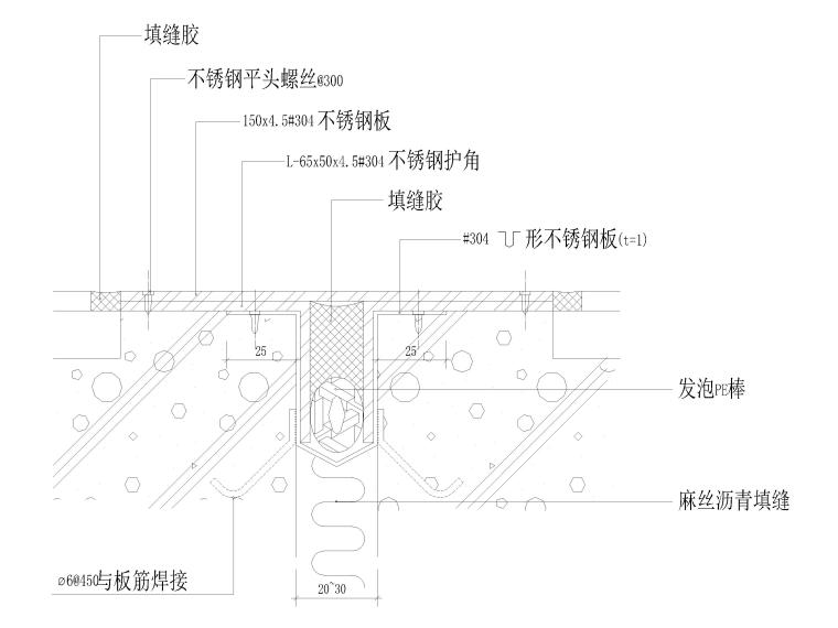 地坪节点详图（变形缝，地毯，地台等）