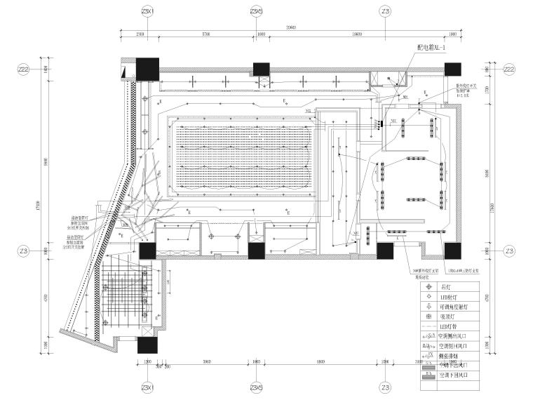 日式餐廳室內(nèi)裝修施工圖