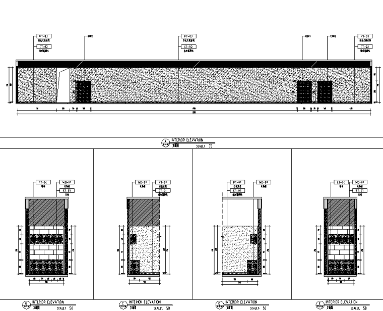 示范性學(xué)校室內(nèi)裝修綜合樓施工圖